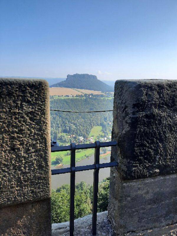 Blick auf Lilienstein